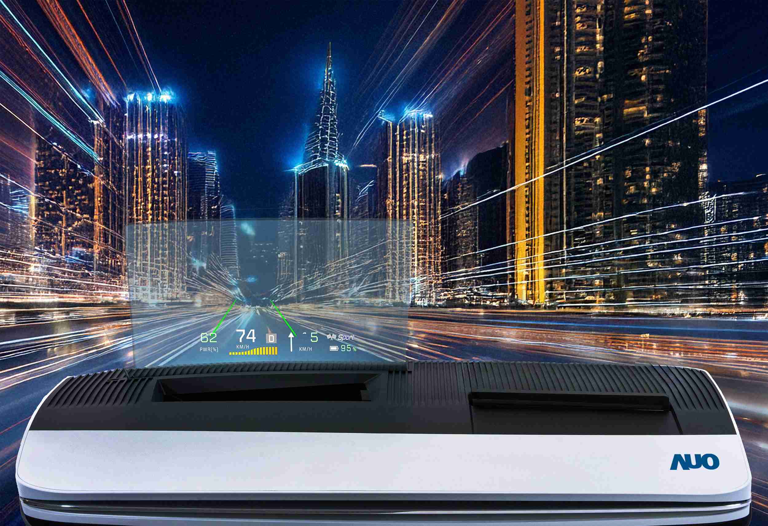 万利推出13吋Micro LED抬头显示器，，，，提供高入眼亮度、、、、高色彩饱和度的显示质量，，，在阳光下或黑暗中都清晰可见，，，，并利用Micro LED模块体积小的优势，，，，解决车用空间有限的痛点